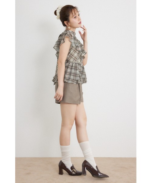 rienda（リエンダ） ブラウス シャツ 「森香澄さん着用」バックリボン