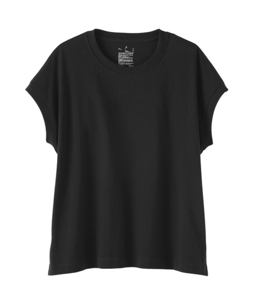 無印良品（MUJI） tシャツ 半袖 婦人 引き揃え天竺編みフレンチ