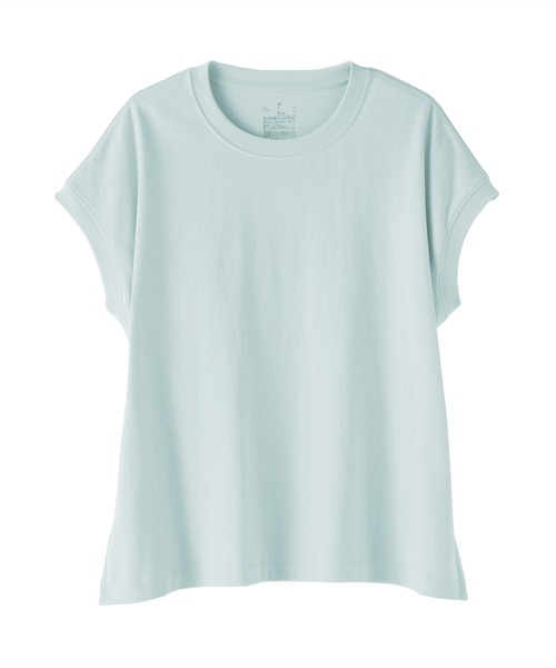 無印良品（MUJI） tシャツ 半袖 婦人 引き揃え天竺編みフレンチ
