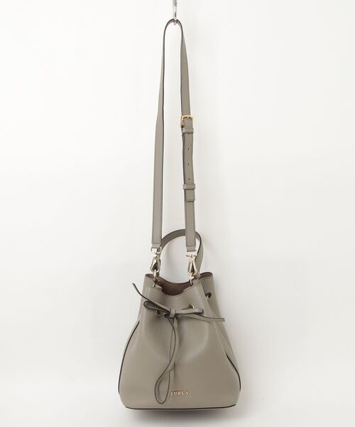 FURLA（フルラ） リボン2WAYバッグ - グレー レディース : ZOZOTOWN