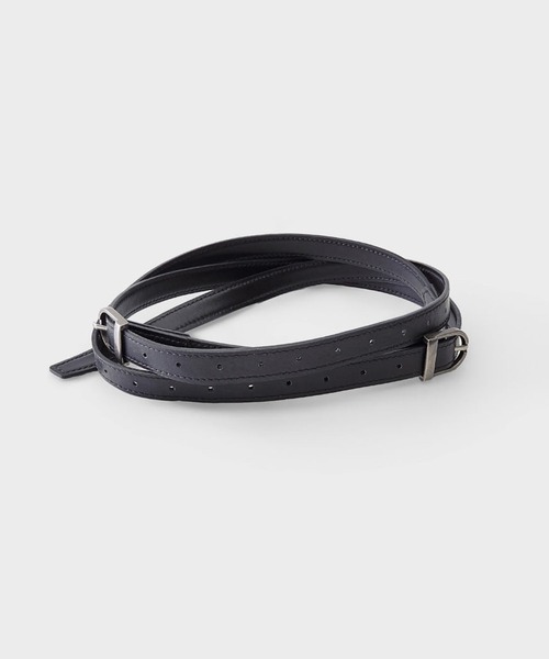 レディース　ベルト LOW CLASSIC（ロウクラシック） ベルト Leather Two way buckle belt