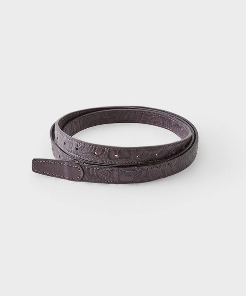 LOW CLASSIC（ロウクラシック） ベルト Leather Two way buckle belt