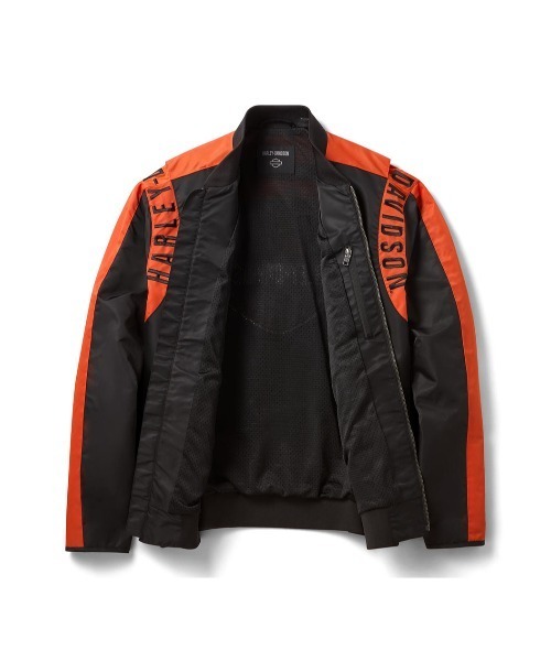 Harley-Davidson メッシュレザージャケット レッド　正規品 Hwy-100防水レザージャケット -ハーレーダビッドソン公式オンライン