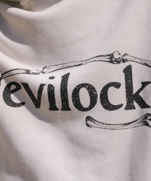 「DEVILOCK」 プルオーバーパーカー M アイボリー メンズ_画像9