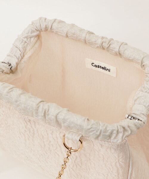「Casselini」 花柄ショルダーバッグ - ピンク レディース_画像4