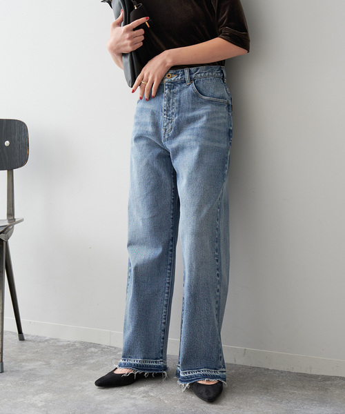 「Spick & Span」 デニムパンツ 40 ブルー系その他 レディース