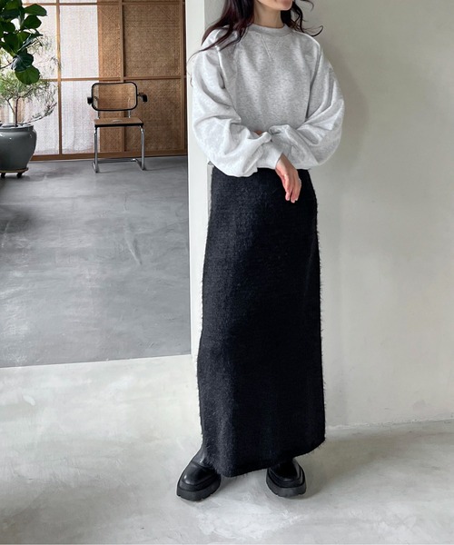 「feepur」 スウェットカットソー MEDIUM オートミール レディース_画像2