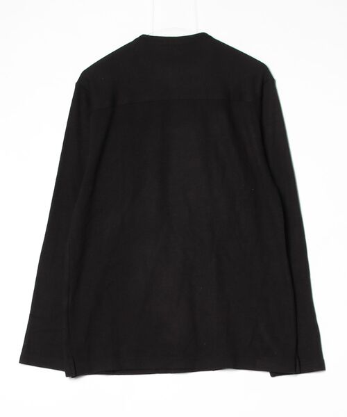 「ato」 長袖Tシャツ 48 ブラック メンズ_画像2