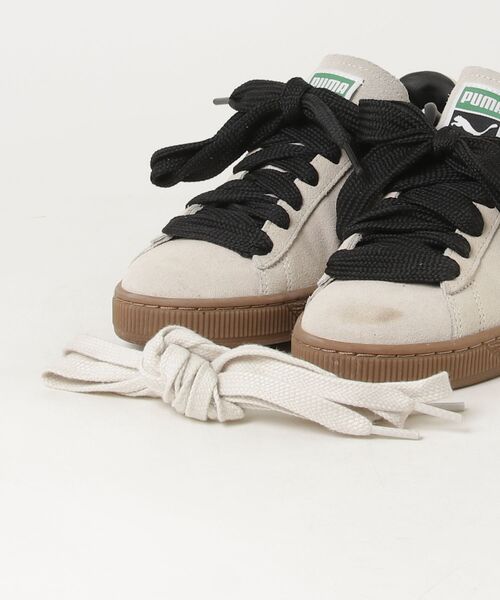 「PUMA」 ローカットスニーカー 25cm ベージュ レディース_画像4