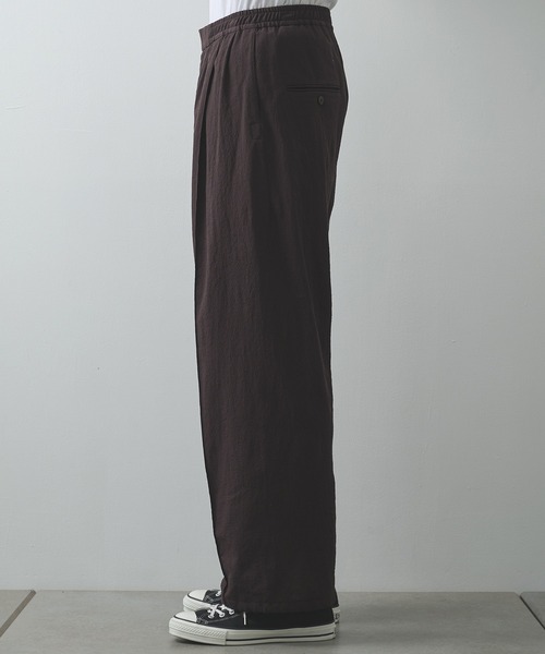 スラックス 「Product Twelve/プロダクトトゥエルブ」Techno Wool Sleeping Trousers メンズの画像