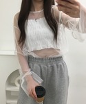 アンサンブル チュールビスチェアンサンブルの詳細画像1