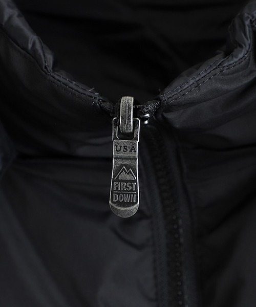 ダウンジャケット ダウン FIRST DOWN / ファーストダウン：Bubble Down JKT Hood Short：F942111「AST」の画像