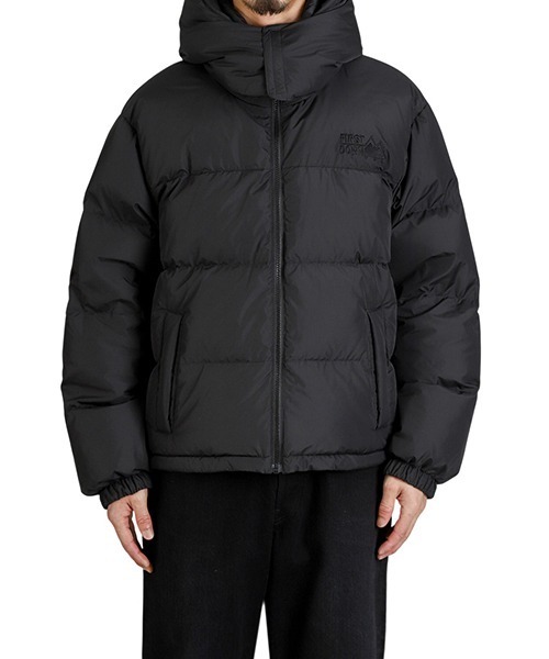 ダウンジャケット ダウン FIRST DOWN / ファーストダウン：Bubble Down JKT Hood Short：F942111「AST」の画像