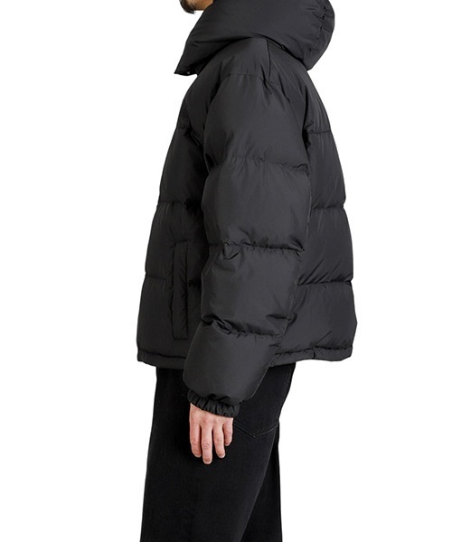 ダウンジャケット ダウン FIRST DOWN / ファーストダウン：Bubble Down JKT Hood Short：F942111「AST」の画像