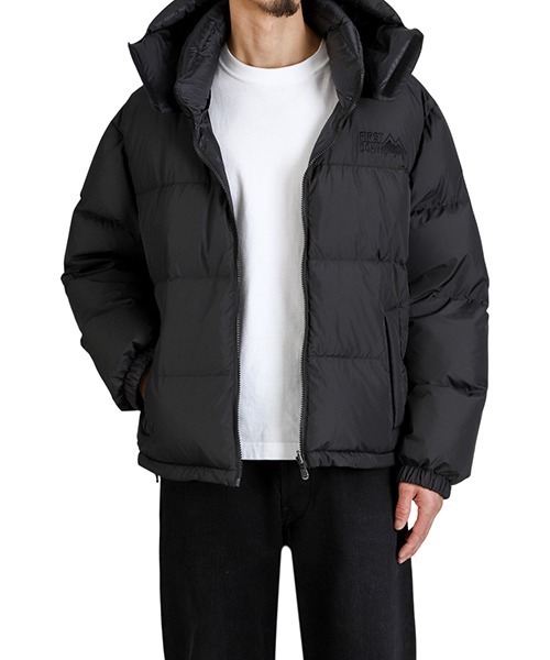 ダウンジャケット ダウン FIRST DOWN / ファーストダウン：Bubble Down JKT Hood Short：F942111「AST」の画像