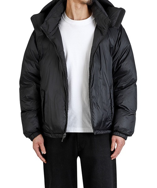 ダウンジャケット ダウン FIRST DOWN / ファーストダウン：Bubble Down JKT Hood Short：F942111「AST」の画像