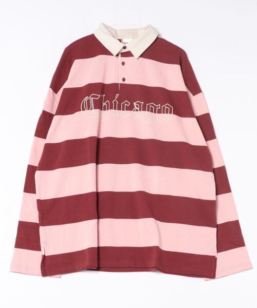 「ankoROCK」 「mars/dean」長袖ポロシャツ ONESIZE ブルー メンズ_画像6