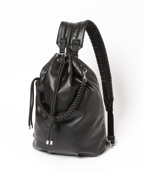 HARE 2WAYハンドルBAG HAREロゴ BLACK 新品 HARE（ハレ）の「スクエア 