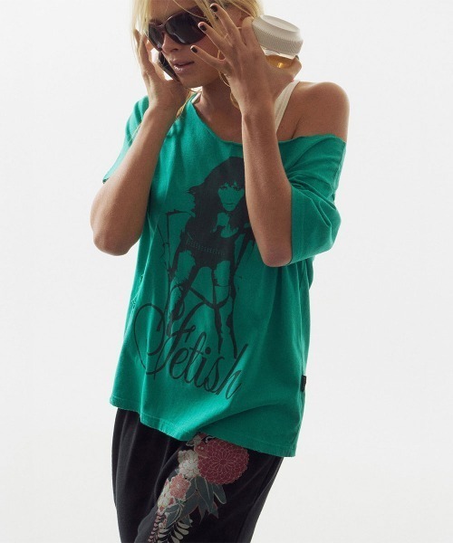 sculptor　Distressed Muse Tee　半袖　Tシャツ レッド SCULPTOR（スカルプター） tシャツ 半袖 Distressed Muse Tee