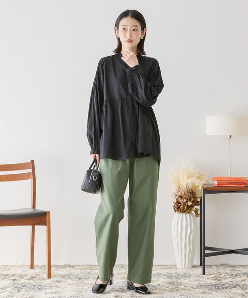 「AMERICAN HOLIC」 長袖チュニック M ブラック レディース_画像2