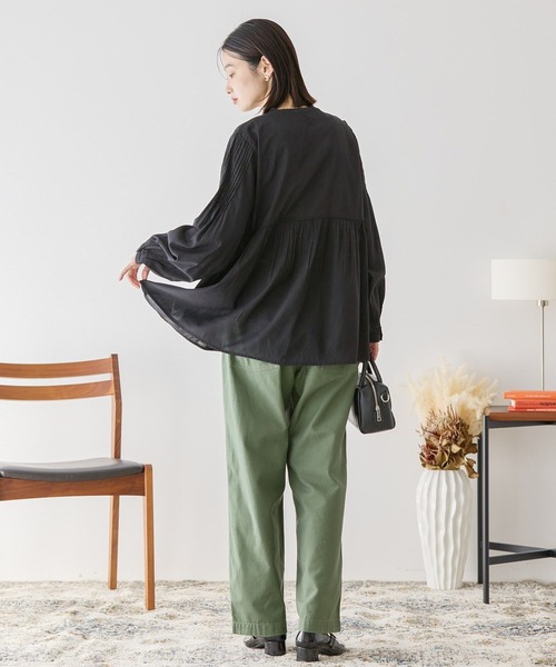 「AMERICAN HOLIC」 長袖チュニック M ブラック レディース_画像4