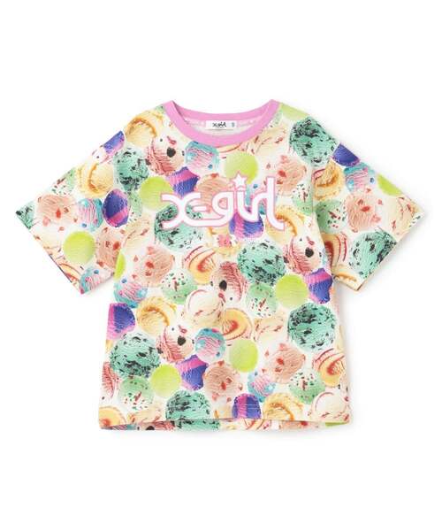 X-girl Stages（エックスガールステージス） tシャツ 「サーティワン