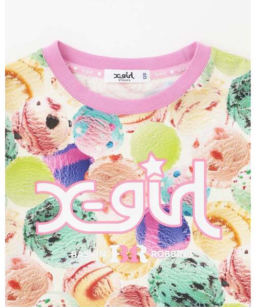 X-girl Stages（エックスガールステージス） tシャツ 「サーティワン