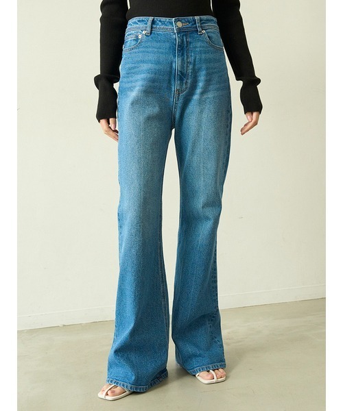 「SNIDEL」 デニムパンツ 1 ブルー レディース_画像10