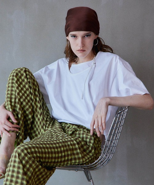 MAISON SPECIAL（メゾンスペシャル） tシャツ 半袖 Wrap Neck Short T