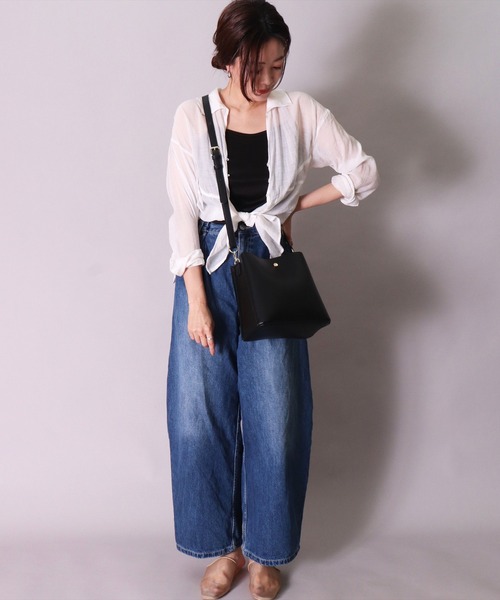 「Legato Largo」 2WAYバッグ ONE SIZE ライトグレー レディース_画像2