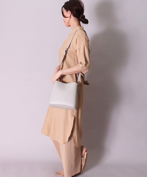 「Legato Largo」 2WAYバッグ ONE SIZE ライトグレー レディース_画像4