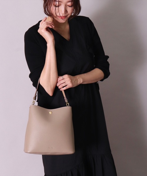 「Legato Largo」 2WAYバッグ ONE SIZE ライトグレー レディース_画像7