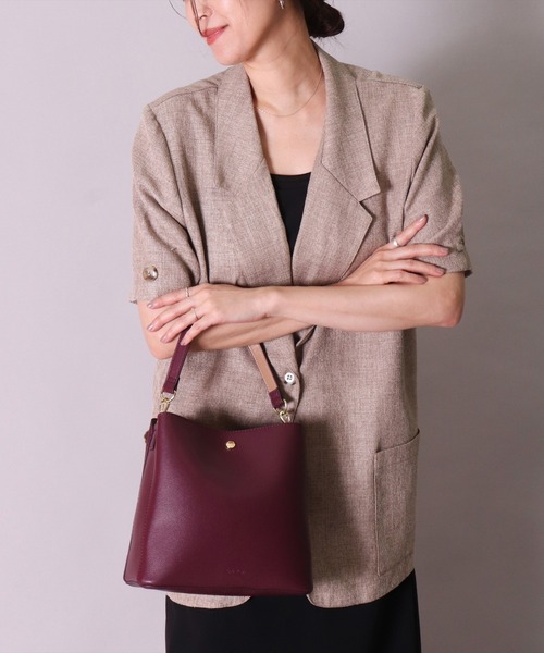 「Legato Largo」 2WAYバッグ ONE SIZE ライトグレー レディース_画像9