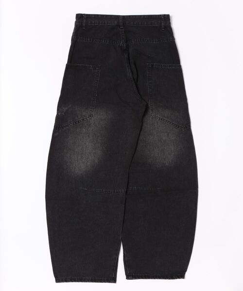 「SPINNS」 デニムパンツ L ピンク メンズ_画像2