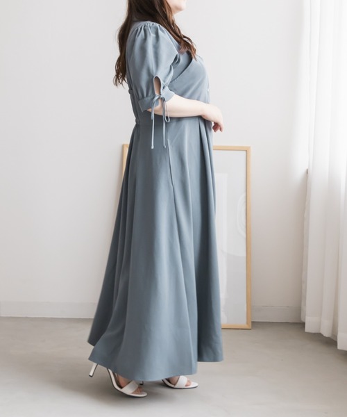 「CLETTE」 シャツワンピース 3L ピンク レディース_画像8