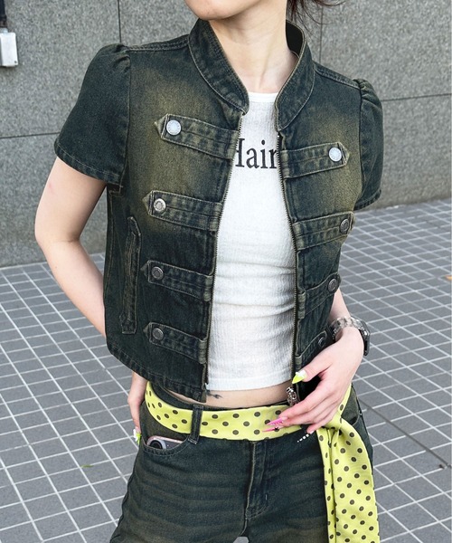 sedacle girl（セダクルガール） ナポレオンショートデニムジャケット