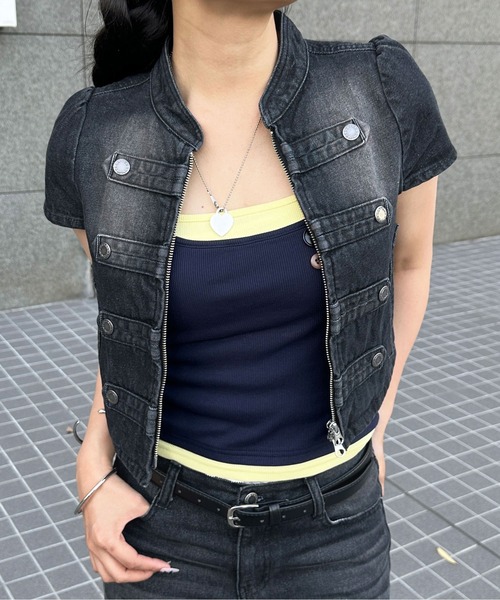 sedacle girl（セダクルガール） ナポレオンショートデニムジャケット