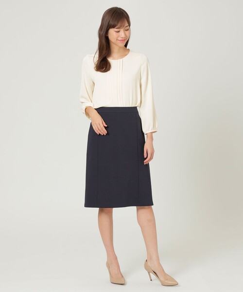 「TRANS WORK」 長袖ブラウス 38 グレー系その他2 レディース_画像4