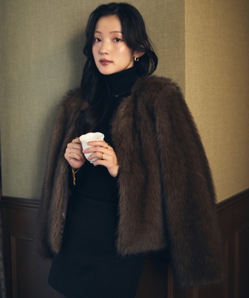 NEUNA（ヌナ） ジャケット ノーカラージャケット 「AW collection第1