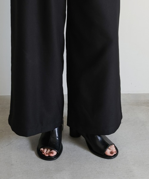 「select MOCA」 ヒールサンダル LARGE ブラック レディース_画像9