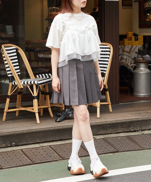 「w closet」 キャミソール FREE スミクロ レディース_画像2