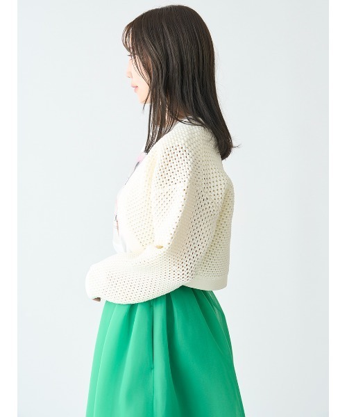 「CELFORD」 ニットボレロ ONE SIZE ブラック レディース_画像2