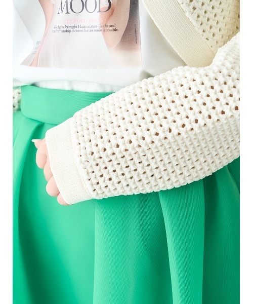「CELFORD」 ニットボレロ ONE SIZE ブラック レディース_画像5