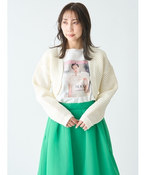 「CELFORD」 ニットボレロ ONE SIZE ブラック レディース_画像6