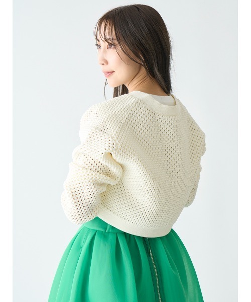 「CELFORD」 ニットボレロ ONE SIZE ブラック レディース_画像8