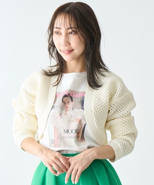 「CELFORD」 ニットボレロ ONE SIZE ブラック レディース_画像9