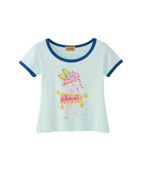 HYSTERIC GLAMOUR エマガスパー コラボ チビT HYSTERIC GLAMOUR（ヒステリックグラマー） tシャツ 半袖 EMA/LAZY