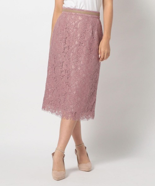 スカート 合皮テープ付レースタイトスカート Zozotown Paypayモール店 通販 Paypayモール