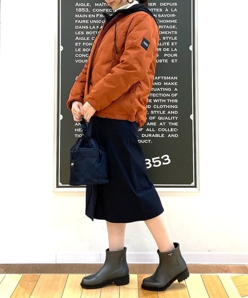 AIGLE（エーグル） 長靴 レインブーツ フルフィール ラバーブーツ ロー