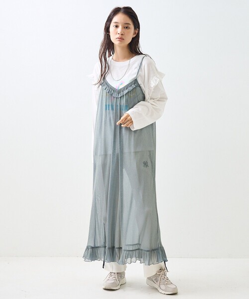 FREAK'S STORE（フリークスストア） ワンピース 夏 シアー ラメ キャミ
